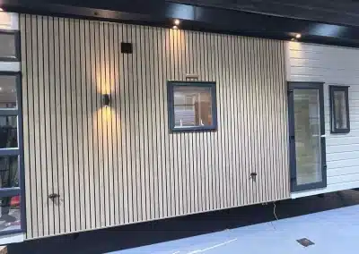 Chalet met lessenaardak